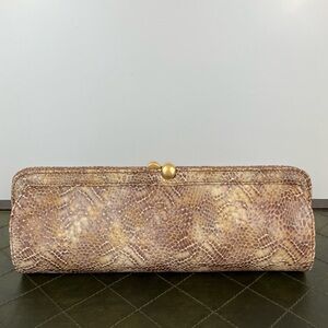 Brahmin Lucia Python Clutch